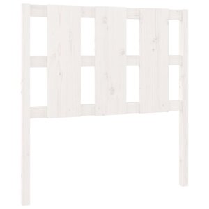 vidaXL Tête de lit blanc 105 5x4x100 cm bois massif de pin