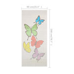 vidaXL Rideau de porte contre insectes Bambou 90 x 200 cm