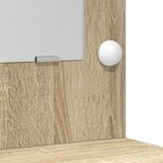 vidaXL Coiffeuse Chêne sonoma 50 x 41 x 135 cm Bois d'ingénierie