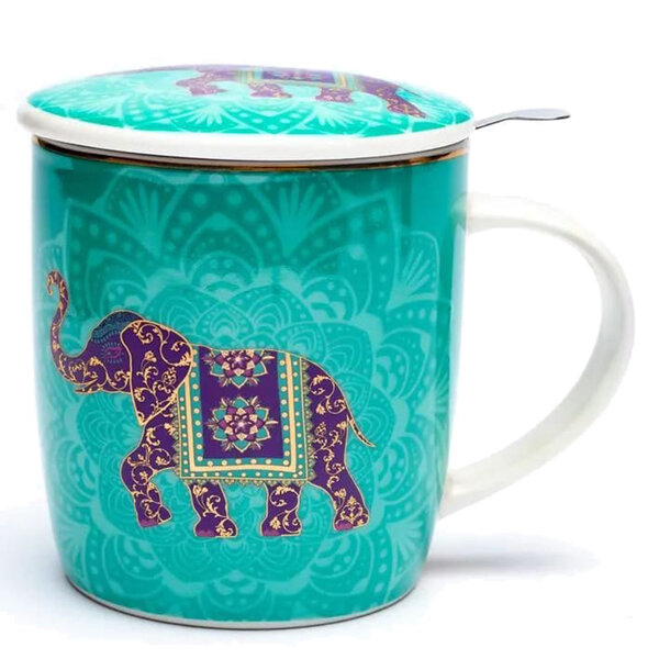 Mug éléphant avec infuseur métal