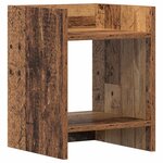 vidaXL Support de Plante Bois ancien 30 x 30 x 40 cm Bois d'ingénierie