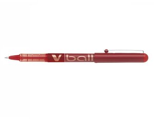 Stylo Roller Encre Liquide V-BALL 10 Pointe Large Rouge PILOT