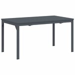 vidaXL Ensemble de salle à manger pour jardin 9 Pièces Noir polyrotin