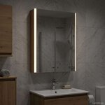 vidaXL Armoire Miroir de Salle de Bain Chêne artisan