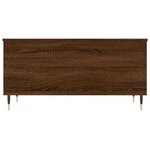 vidaXL Table basse Chêne marron 90x44 5x45 cm Bois d'ingénierie