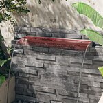 vidaXL Déversoir pour cascade avec LED RVB Inox 108 cm