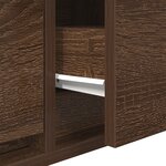 Meuble TV vidaXL Marron Chêne 100x31x25 5 cm Bois d'ingénierie