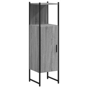vidaXL Armoire de salle de bain sonoma gris 33x33x120 5 cm