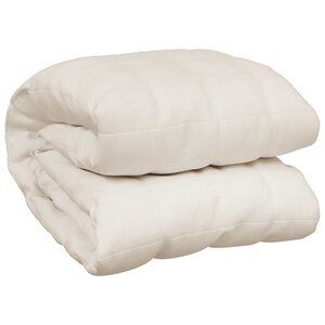 vidaXL Couverture lestée Crème clair 235x290 cm 11 kg Tissu