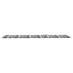 vidaXL Chaise longue avec coussin Bois d'acacia et acier galvanisé