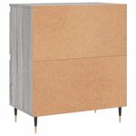 vidaXL Buffets 2 Pièces sonoma gris bois d'ingénierie