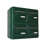 Bloc de boites aux lettres collectives extérieures · B4 - Vert mousse