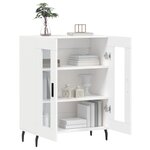 vidaXL Buffet blanc 69 5x34x90 cm bois d'ingénierie