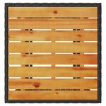 vidaXL Ensemble de bistro 3 Pièces avec coussins noir résine tressée