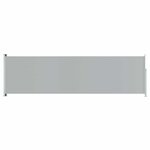 vidaXL Auvent latéral rétractable de patio 180x600 cm Gris