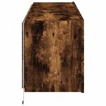 vidaXL Meubles TV muraux et lumières LED 2Pièces chêne fumé 60x35x41 cm