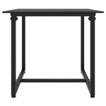 vidaXL Set de 3 canapés d'extérieur et coussins Noir Résine tressée