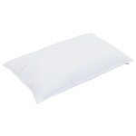 vidaXL Oreillers 2 Pièces Blanc 40 x 80 cm 130gsm 100  coton