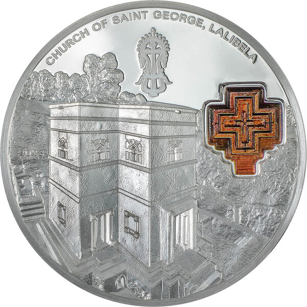 Monnaie CHURCH OF SAINT GEORGE 8th Wonder of the World 2 Oz Argent 10$ Cook Islands 2023