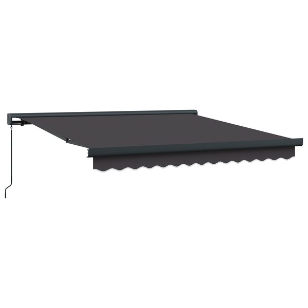 vidaXL Auvent manuel rétractable anthracite 300x250 cm