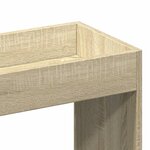 vidaXL Buffet haut chêne sonoma 92x33x140 cm bois d'ingénierie