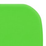 vidaXL Chaises longues pliables lot de 2 Acier et tissu Vert