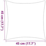 vidaXL Oreiller d'extérieur lot de 4 Impression rayure 45 x 45 cm Bleu