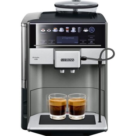 Siemens te655203rw machine a café expresso entierement automatique eq6 plus s500 - anthracite