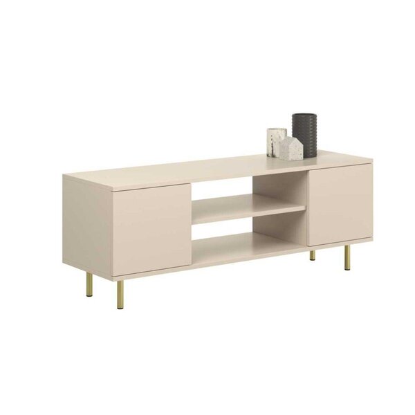 Meuble TV FOCUS 155 cm cachemire doré
