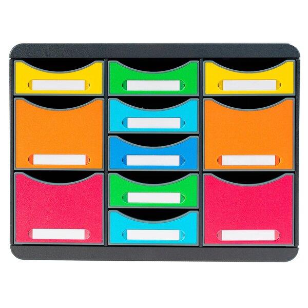 Moule De Classement Storebox Multi 11 Tiroirs Iderama - Arlequin - Exacompta