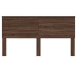 vidaXL Tête de lit Chêne brun 180 cm Bois d'ingénierie