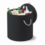 Keter tabouret avec poignées de corde charbon 219431