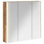 vidaXL Armoire Miroir de Salle de Bain Bois ancien 73.5 x 15.5 x 70 cm