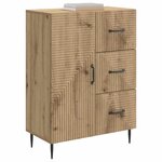 vidaXL Buffet Chêne artisanal 66 x 34 5 x 89 5 cm Bois d'ingénierie