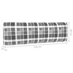 vidaXL Salon de jardin palette 6Pièces avec coussins Pin imprégné de gris