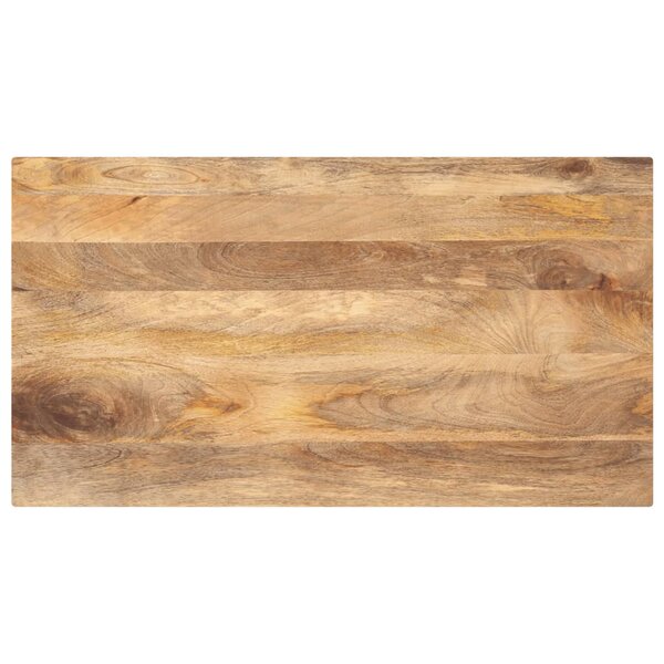 vidaXL Dessus de table 120x70x2 5cm rectangulaire bois massif manguier