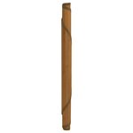 vidaXL Tapis rond marron 80 cm bambou