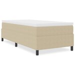 lit box spring vidaXL vert clair gris 90x200 cm en tissu velours côtelé