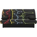 Banquette clic clac 3 places - Motif graffiti -  Style Contemporain - L 190 x P92 cm - DREAM