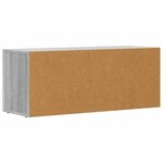 vidaXL Meuble TV Gris Sonoma 100 x 35 x 40 cm Bois d'ingénierie