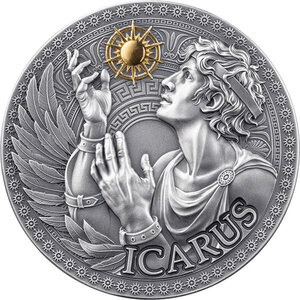 ICARUS The Great Greek Mythology 1 Once Argent Monnaie 1000 Francs Cameroon 2025