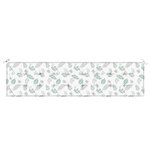 vidaXL Coussin de banc de jardin motif de feuilles 200x50x4 cm tissu