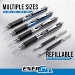 Stylo Roller encre gel rétractable ENERGEL BL77 Pointe 0 7 mm violet PENTEL
