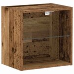 vidaXL Étagère flottante Marron 40 x 28.5 x 40 cm Bois d'ingénierie