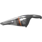 BLACK+DECKER NVC220WC-QW - Aspirateur a main - Dustbuster Lithium 7,2V - EasyGrip - Chrome et Titanium