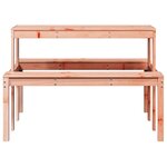 vidaXL Table de pique-nique 110x134x75 cm bois massif de douglas