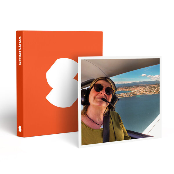 SMARTBOX - Coffret Cadeau Côte d'Azur vue du ciel : 1h de balade en avion privé pour 3 au départ de Cannes -  Sport & Aventure