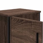 vidaXL Table de chevet chêne marron 40x30x40 cm bois d'ingénierie