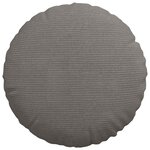vidaXL Coussins de siège 2 Pièces Gris clair Ø 40 cm