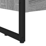 vidaXL Bibliothèque Gris Sonoma 80 x 30 x 155 cm Bois d'ingénierie